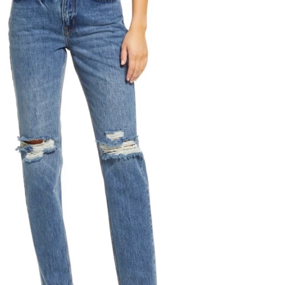 NWT Good American 90’s Icon Jean high waist indigo 061 women’s size 6 28